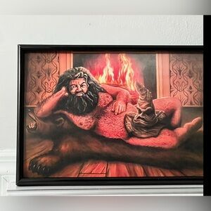 Harry Potter Hagrid Portrait Art Poster